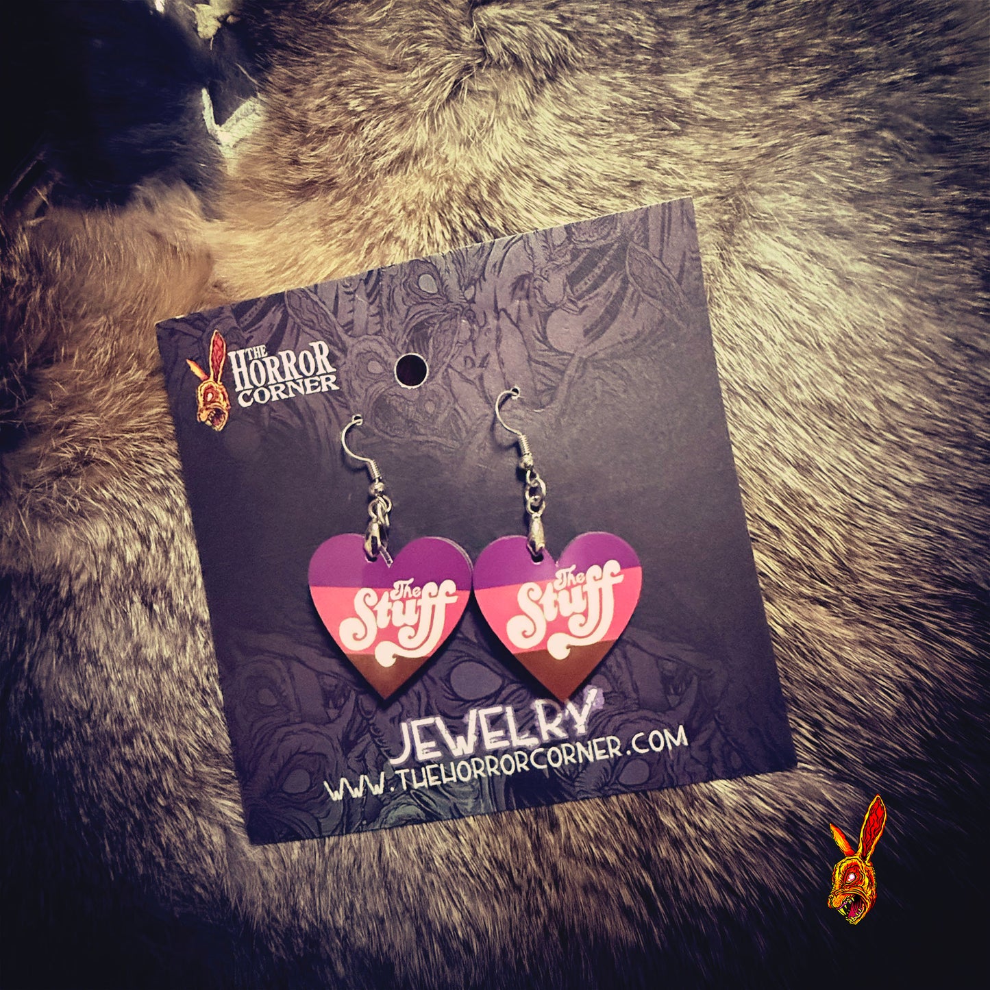 The Stuff Heart-Shaped Earrings