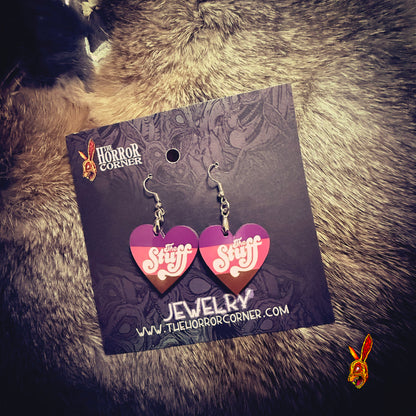 The Stuff Heart-Shaped Earrings