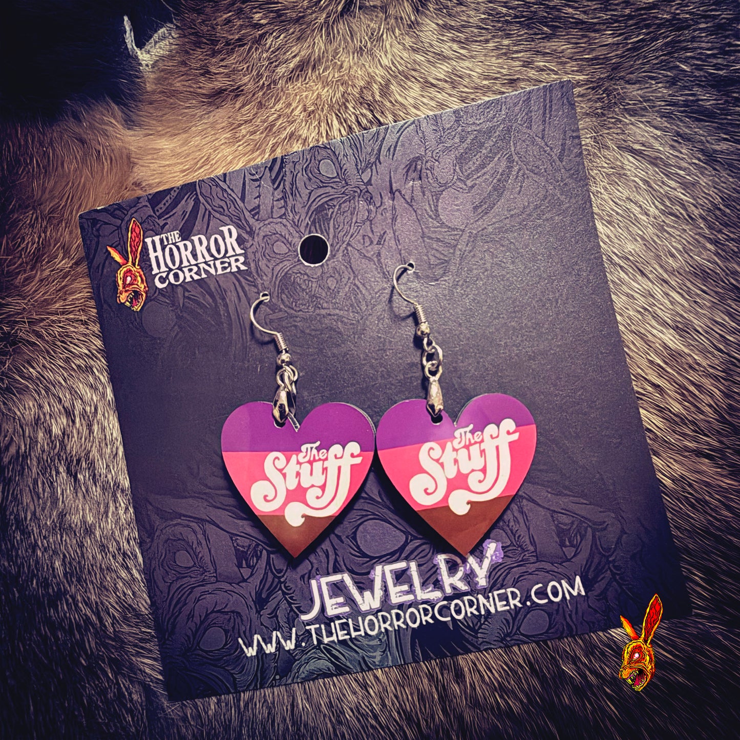 The Stuff Heart-Shaped Earrings