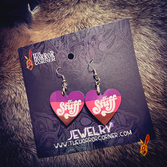 The Stuff Heart-Shaped Earrings