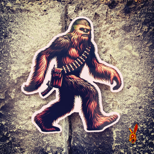 Bigfoot in Space - sticker