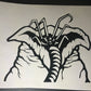Egg Sac car window vinyl decal