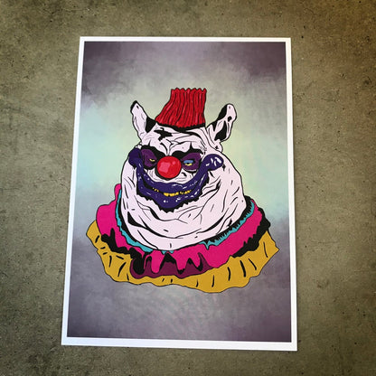 Killer Klown 5x7 art print pack & individual