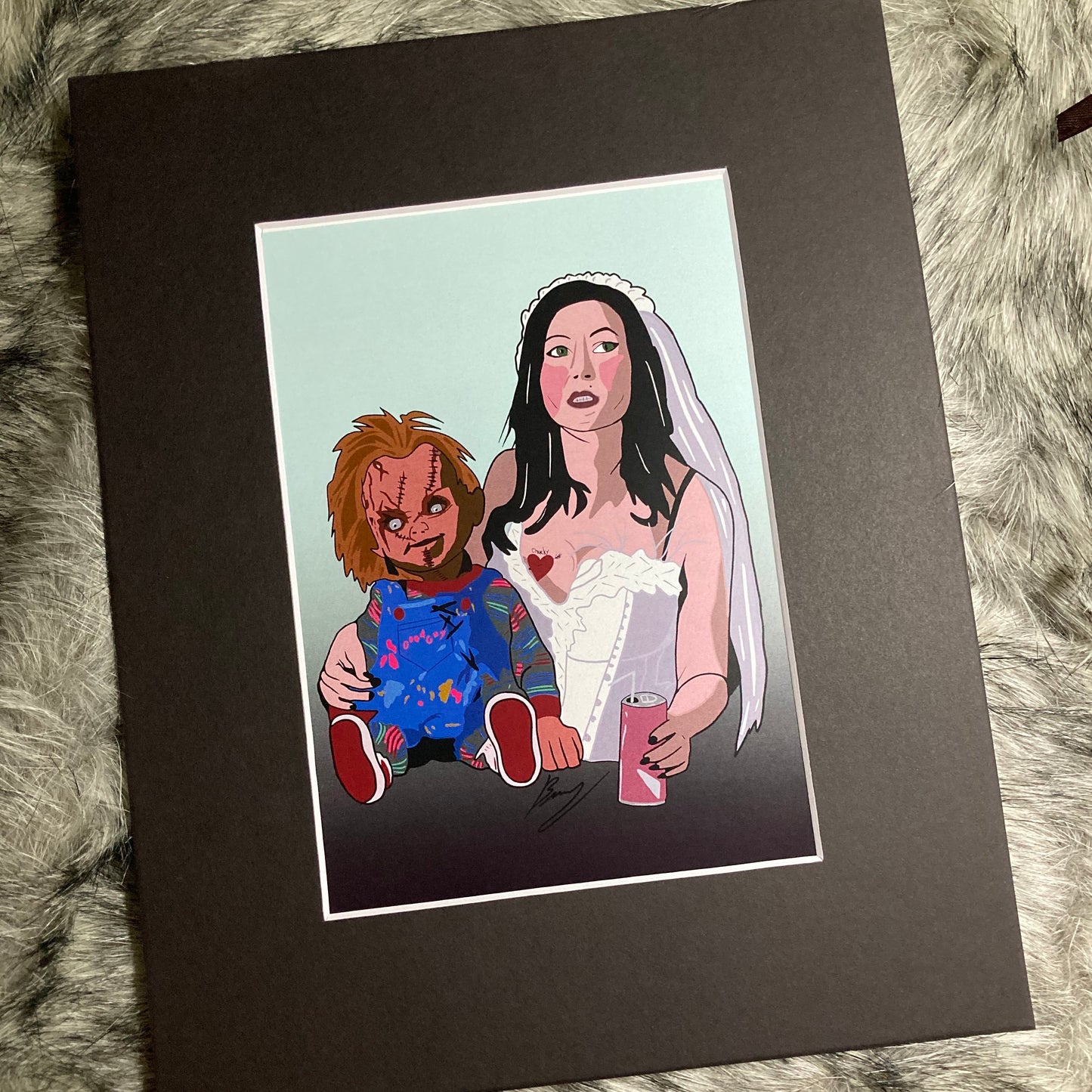 Chucky and Tilly art print