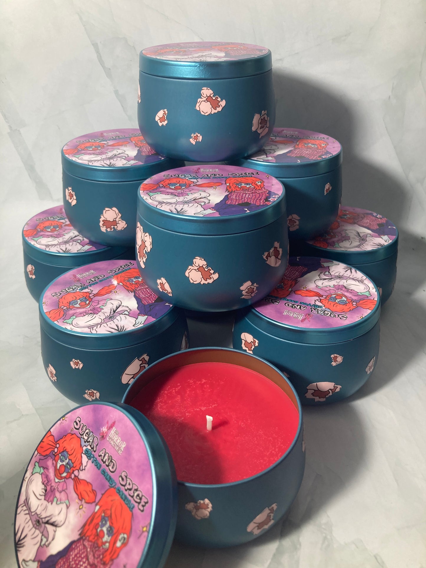 Clown Girls candle