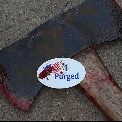 I Purged; voting style stickers