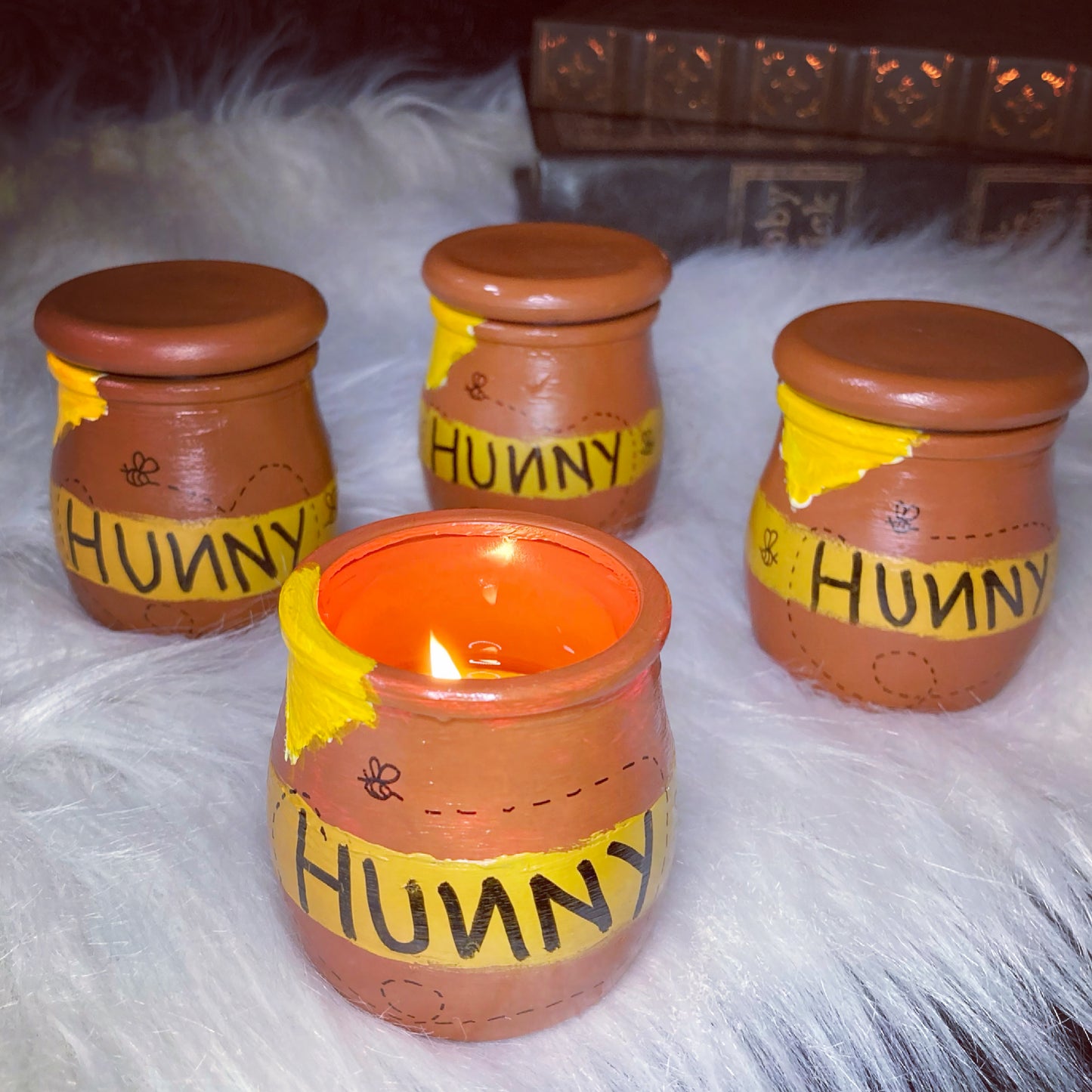 Pooh’s Hunny Jar votive candle