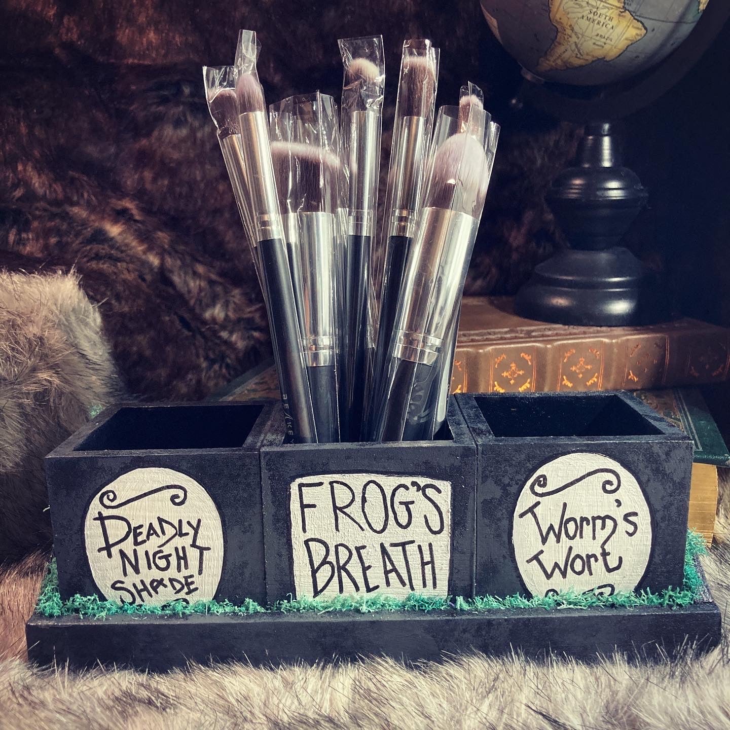 Nightmare Brush Holder