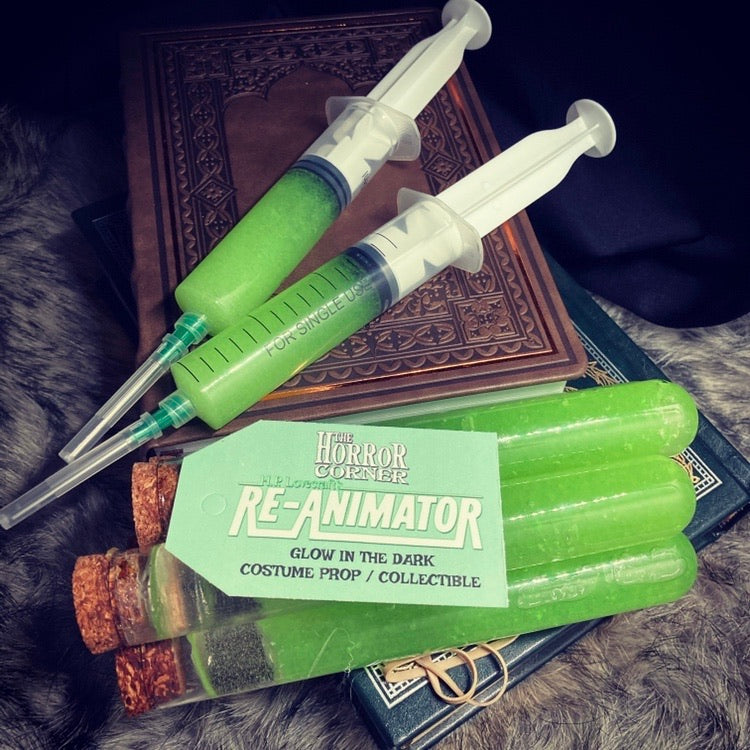 Re-Animator glow in the dark prop/collectible syringe