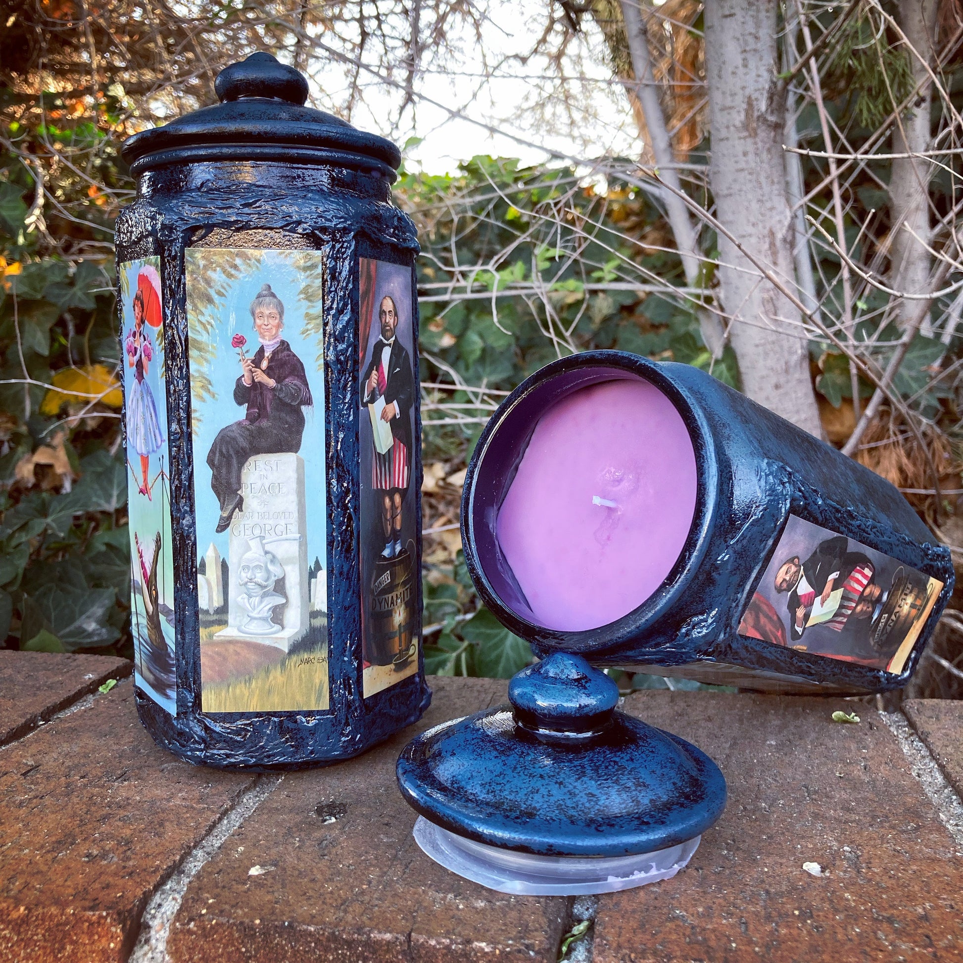 Spooky Haunted House Candle Paint Can 8oz - Dreams After All