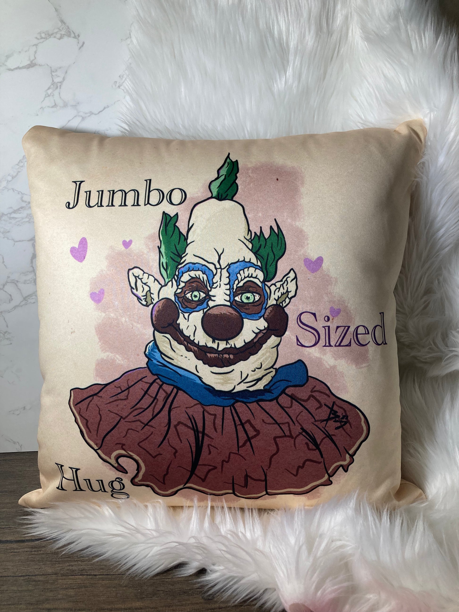 Jumbo pillows top