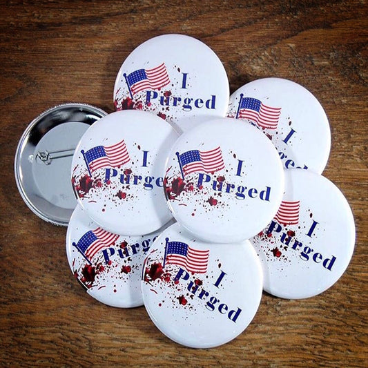 I Purged; voting style 2.25" buttons