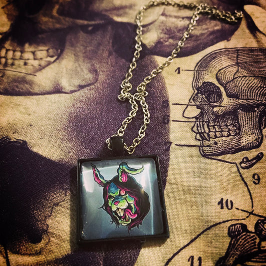 Zombunny Decap Pendant Necklace